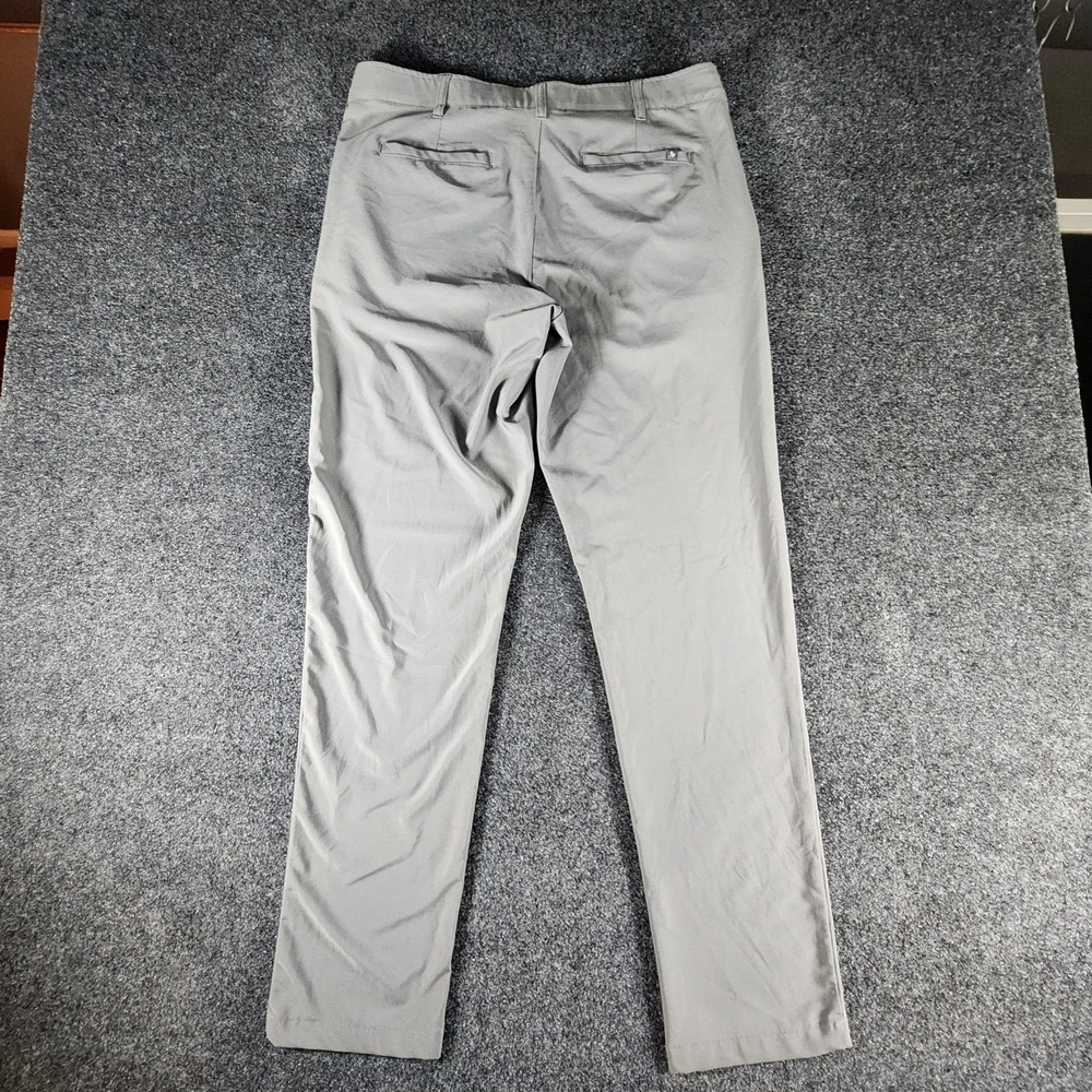 Birdie Bound Men's Golf Pants 34x32 Gray Stretch Performance Flat Front Active - Picture 4 of 13